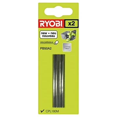 Imagen de Ryobi 5132002602 Hm cepillada cuchillas reversibles para el tipo cpl180mhg pb50a2, 2 piezas,