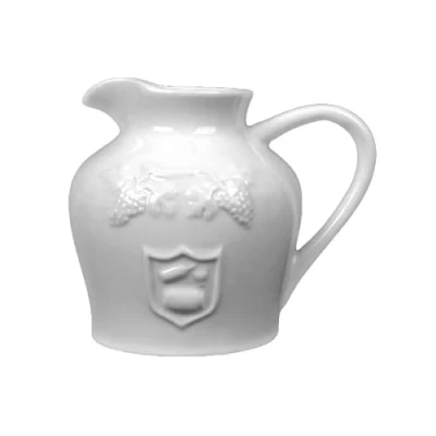 Imagen de Holst Porcelana baño 002 FA1 Vino Jarra Bardo Lino 0,50 L, porcelana, blanco, 11 x 12 cm