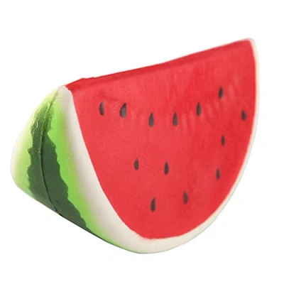 Imagen de Anboor Juguetes Antiestrés Sandía Rodaja Squishy Lento Aumento Jumbo Super Suave Perfumado Kawaii El Alivio del estrés