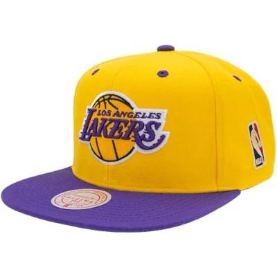 Imagen de Mitchell &amp; Ness NBA/HWC Special Snapback Los Angeles Lakers, Amarillo/Púrpura