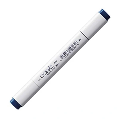 Imagen de COPIC Classic B37, Azul Amberes, Rotulador doble con punta media y fina