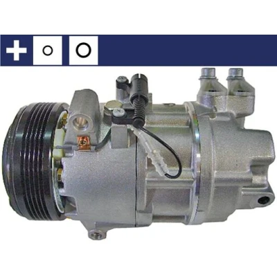 Imagen de MAHLE ORIGINAL ACP 811 000S Compresor de Aire Acondicionado CSV613C 12 PAG 46 R 134 a con junta anular BMW: 3 Berlina, Coupé, Touring