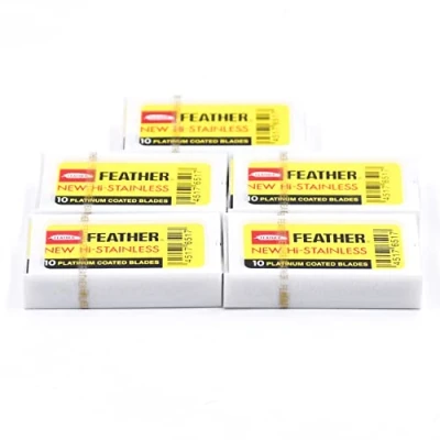 Imagen de Feather Las cuchillas de doble filo, 50 Conde BASIC
