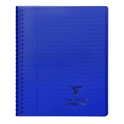 Imagen de Clairefontaine 356801C Un Cahier à Spirale Koverbook 17x22 cm 160 Pages Lignées avec Marge Papier Blanc 90 g Couverture Polypro Couleur Aléatoire