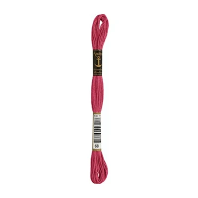 Imagen de Anchor 4635000 Hilo para Bordar, 100% algodon, Frambuesa 00068