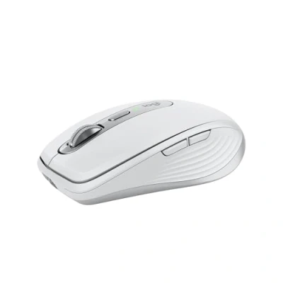 Imagen de Ratón inalámbrico Logitech MX Anywhere 3S, Bluetooth, 8000 ppp, Multiplataforma, Botones personalizables, Carga rápida, Multisistema, Blanco