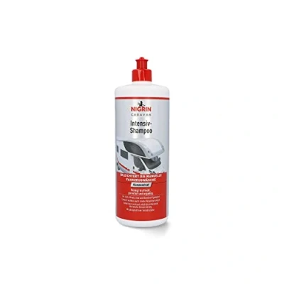 Imagen de NIGRIN Champú Concentrado para caravanas y Otros vehículos, Potente Suave, compatibilidad de Materiales Probada, 1 litro