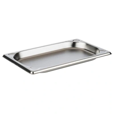 Imagen de recipiente APS 81400 GN 1/4, gastronorm de acero inoxidable, dimensiones 264 x 162 mm/altura 20 mm/volumen 0,5 litros