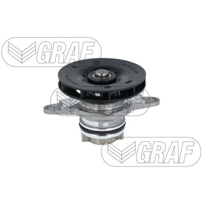 Imagen de GRAF PA1429 Bomba de agua con junta anular mecánico Termoplástico para accionamiento correa poli V FIAT: Tipo Familiar, Hatchback