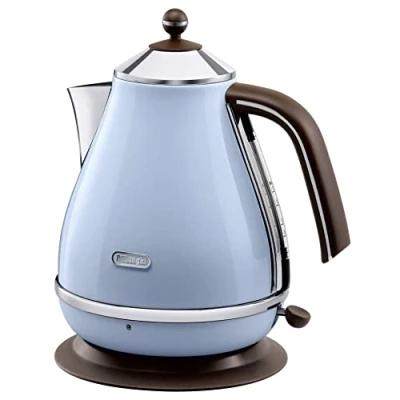 Imagen de De&#039;Longhi KBOV 2001.AZ Tetera eléctrica, 2000 W, 1.7 L, acero inoxidable, azul