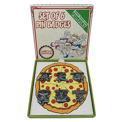 Imagen de TMNT Pizza Set de 6 pin&#039;s édition limitée &#039;13x1x13cm&#039;