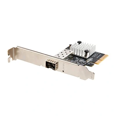 Imagen de StarTech.com Tarjeta PCIe SFP+ de 10G Adaptador Red con 1 Puerto Abierto para Módulos MSA o Cables Direct Attach Nic PCI Express Fibra 10Gb (PEX10GSFP)