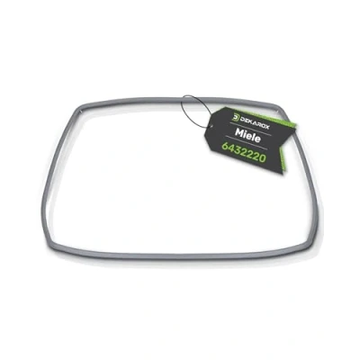 Imagen de DEKAROX Junta para puerta (480 x 360 mm, 4 ganchos, compatible con Miele Imperial Quelle 6432220)