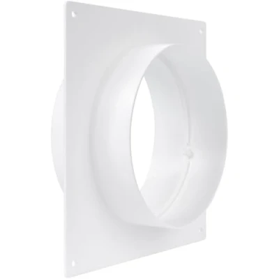 Imagen de brida de conector conducto pulgada, tubo recto plástico para sistema ventilación refrigeración por calefacción (125 mm)