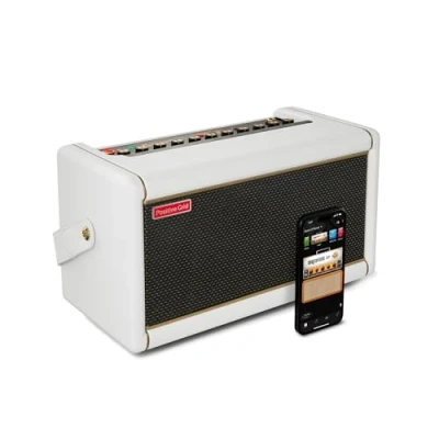 Imagen de Positive Grid Spark 2: Amplificador de práctica para Guitarra 50 W y Altavoz Bluetooth con Looper más App Inteligente eléctrica, acústica bajo Funciones IA. Color Perla.