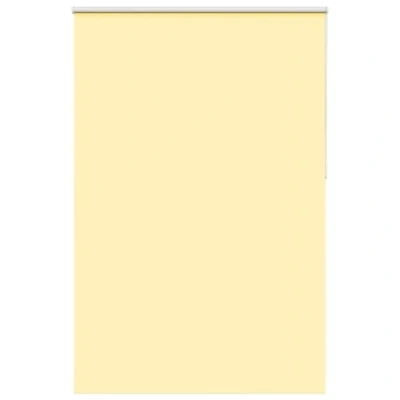 Imagen de vidaXL Estor Enrollable Opaco Amarillo 165x230 cm Tela Ancho 161,6 cm, día y Noche, de Cocina, Enrollable,