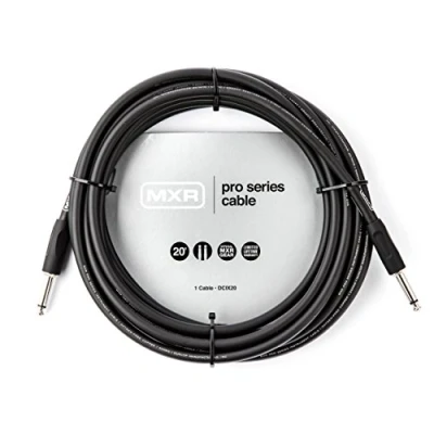 Imagen de JIM DUNLOP MXR Cable Instrumento Serie Pro, Negro, 20 pies 6,1 m, Conector Recto de 1/4 pulgada (DCIX20)