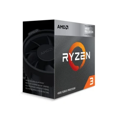 Imagen de AMD Ryzen 3 4300G Procesador (Tarjeta gráfica Radeon integrada, 4núcleos/6threads, 65W DTP, Socket AM4, 6MB Caché, Reloj de Aumento máx. hasta 4,0Ghz, con Ventilador Wraith Stealh)