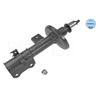 Imagen de MEYLE 33 26 623 0004 amortiguador Eje delantero, izquierda Presión de gas Bitubular Columna Espiga arriba ORIGINAL Quality