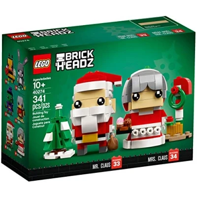Imagen de LEGO BrickHeadz Herr und Frau Weihnachtsmann