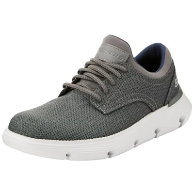 Imagen de Skechers Garza Reardon, Zapatos Casuales Hombre, Charcoal Mesh, 46 EU