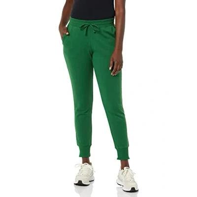 Imagen de Amazon Essentials Pantalón de chándal en Felpa (Disponible Tallas Grandes) Mujer, Verde Oscuro, M