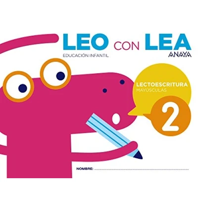 Imagen de LEO CON LEA 2. Mayúsculas. (Cuadernos educacion infantil (43))