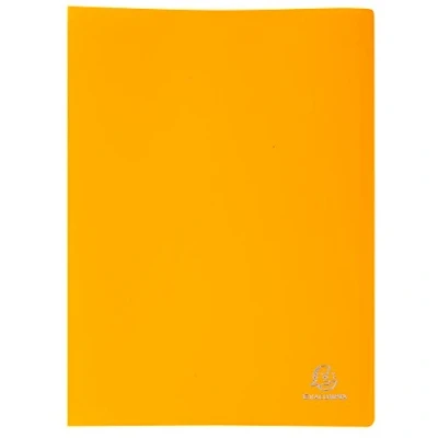Imagen de Exacompta 8529E Carpeta de 20 fundas PVC, A4, color amarillo