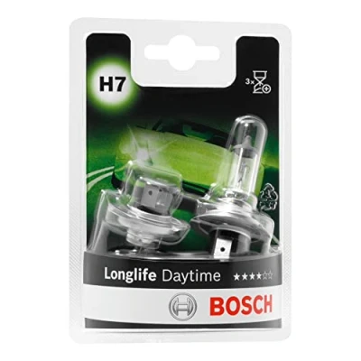 Imagen de Bosch H7 Longlife Daytime Lámparas para faros, 12 V 55 W PX26d, x2