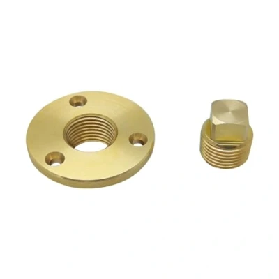 Imagen de Mioyow Juego de 2 tapones drenaje sólidos, tapón para barcos marinos latón yates kayaks canoas