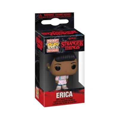 Imagen de Funko Pop! Keychain: Stranger Things Erica Sinclair Minifigura de Vinilo Coleccionable Llavero Original Relleno Calcetines Idea Regalo Mercancia Oficial TV Fans