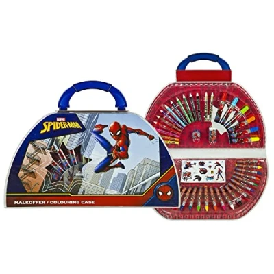 Imagen de Undercover Estuche Pintura 51 Piezas Spiderman Conjunto Creativo Pintar y Diseñar