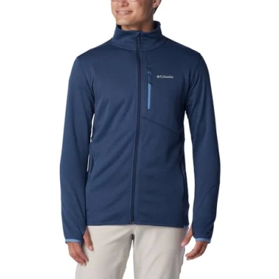 Imagen de Columbia Park View Fleece Full Zip, Chaqueta De Forro Polar Con Cremallera para Hombre, Collegiate Navy Heather, Talla S