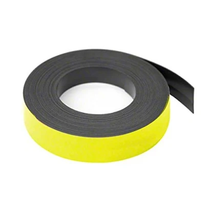 Imagen de FIRST4MAGNETS Magflex Lite Flexible Matt Yellow Magnetic Tape Para Pizarras, Tableros de Notificacion O Archivadores 25mm Ancho 5m Longitud