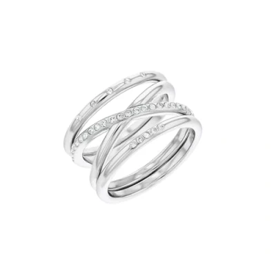 Imagen de Calvin Klein Anillo para Mujer Colección MINIMAL LINEAR con cristales 35000203C