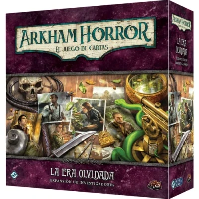 Imagen de Fantasy Flight Games, Arkham Horror LCG, La era olvidada: Expansion, investigadores, Juego de Cartas en Español