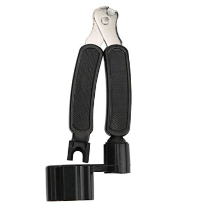 Imagen de Alomejor Guitar String Winder Cutter Pin Puller 3 en 1 Herramienta de reparación Guitarra Multifuncional para acústica, Banjo, mandolina, Ukelele