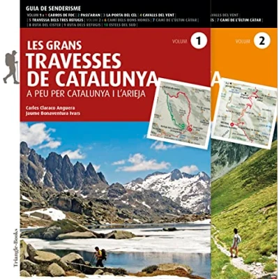 Imagen de Les grans Travesses de Catalunya (volums 1 i 2): A peu per l Arieja (Guia &amp; Mapa)