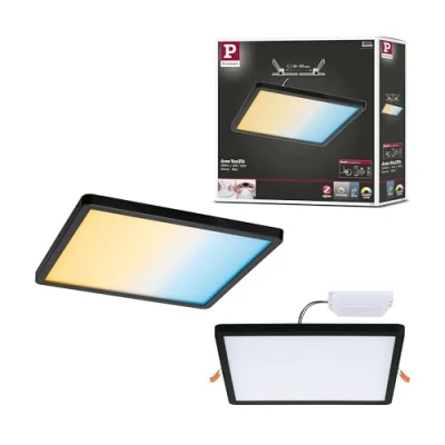 Imagen de Paulmann Areo ZigBee CCT angular negro 23x23cm