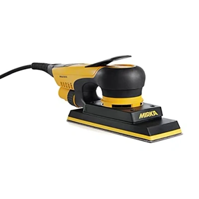 Imagen de Mirka DEOS 383CV / Lijadora orbital con aspiración central y velcro para papel de lija 70x198mm carrera 3,0mm MID3830201