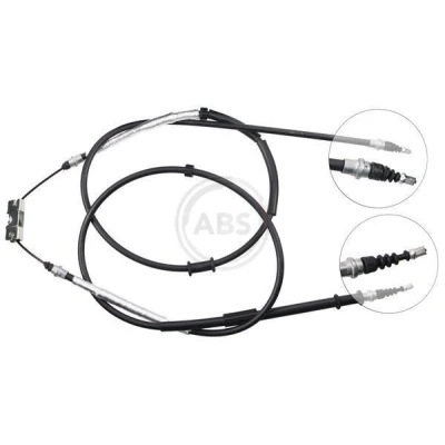 Imagen de A.B.S. K13446 Cable de Freno Mano 1475, 1462 Discos para dirección izquierda/derecha OPEL: Corsa D Hatchback