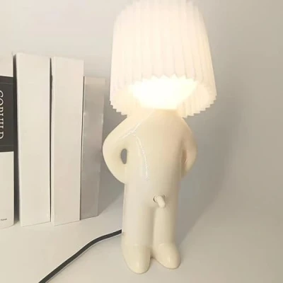 Imagen de EHOTER A Little Shy Man lámpara creativa de escritorio para niño travieso, enciende ese interruptor D*CK, divertida romántica mesita noche, luz ambiente decoración del hogar
