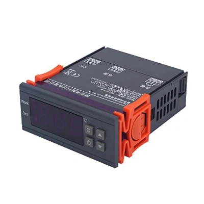 Imagen de Controlador de Temperatura Digital AC 110V 220V, Mini Termostato con Sensor 50 a 110 C Pantalla LCD Grande y Clara para Refrigeradores, Granjas, Laboratorios
