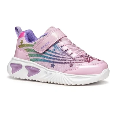 Imagen de Geox Zapatillas pink/multicoloured para niños, Talla: 27, Pink/multi coloured Zapatos