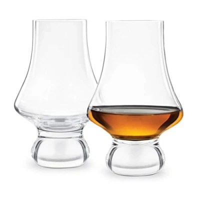 Imagen de Final Touch vasos de degustación whisky, juego 2 cristal sin plomo, reforzados con titanio DuraShield, hechos a mano (LFG4122)