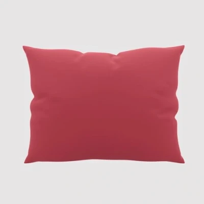 Imagen de Atmosphère Funda de Almohada Lisa, Rojo, 50 x 70 cm