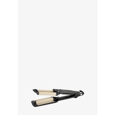 Imagen de BaByliss C260E Plancha de pelo para ondas, revestimiento cerámica y titanio, hasta 200 C, Color Negro/Plata