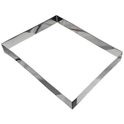 Imagen de Decora 0063769 RECTÁNGULO DE Acero INOX 40 X 30 H 4,5 CM