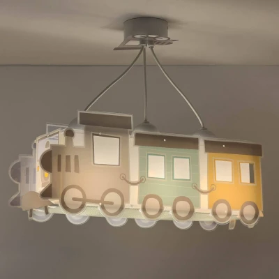 Imagen de Dalber Lámpara de techo infantil The Night Train Tren Animales, lámparas infantiles