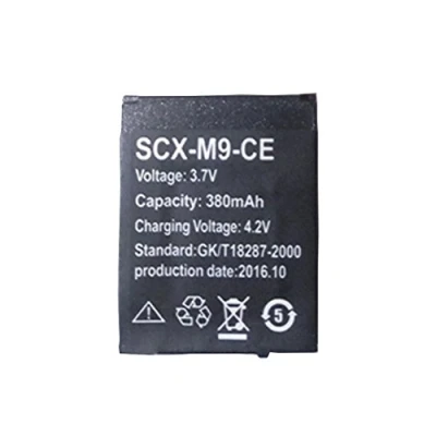 Imagen de OCTelect Reloj inteligente batería SCX M9 CE de litio recargable con capacidad 380MAH
